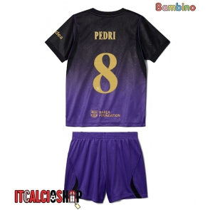 Barcelona Pedri Gonzalez #8 Seconda Maglia Bambino 2026-27 Manica Corta (+ Pantaloni corti)